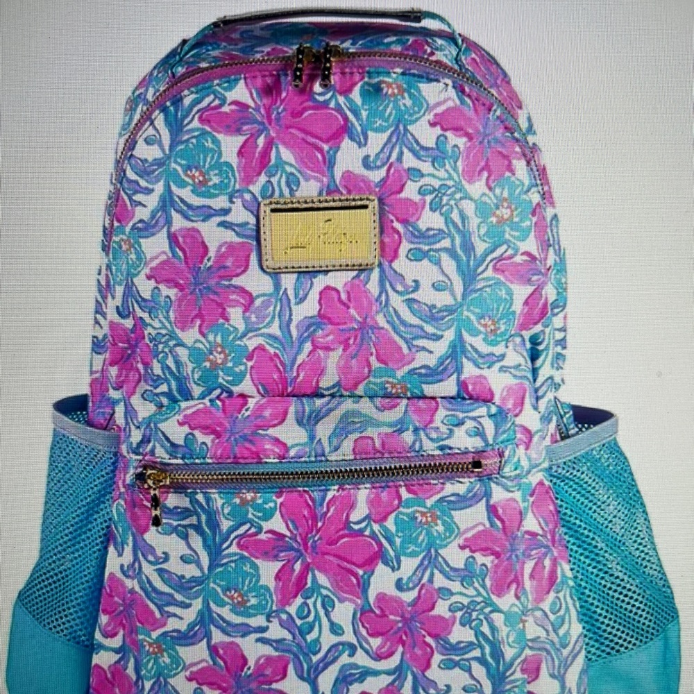 NWT Lilly Pulitzer Backpack Beachside Haven